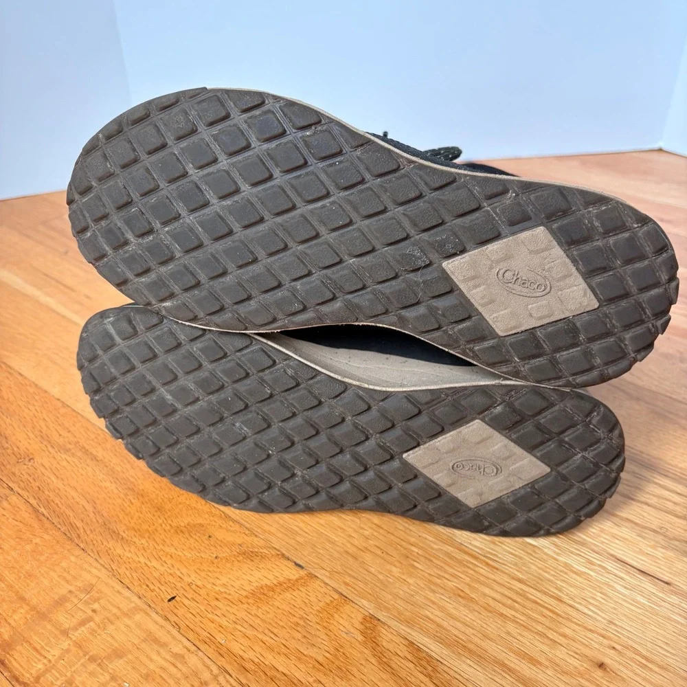 Chaco Borealis Quilt Waterproof Winter Boots Black Fleece Lined Womens 8.5